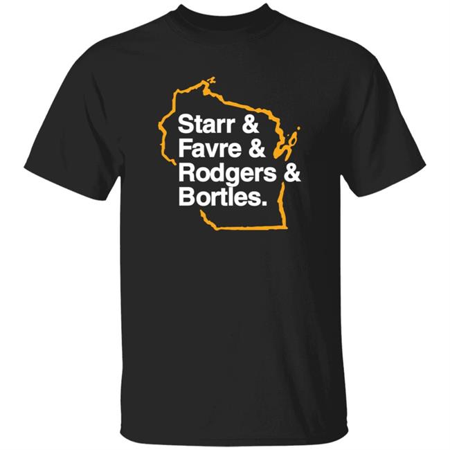 Sean Starr And Favre And Rodgers And Bortles Shirt