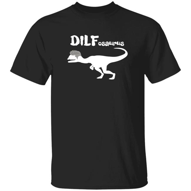 Fossil Daddy Merch Dilfosaurus (Dilophosaurus) Tee Shirt