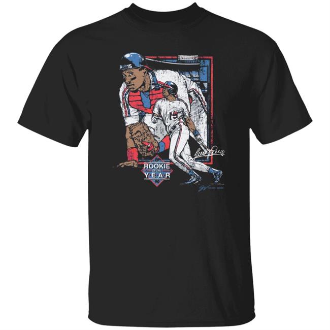 Sandy Alomar Jr. ROY Signature T Shirt Rookie Of The Year!