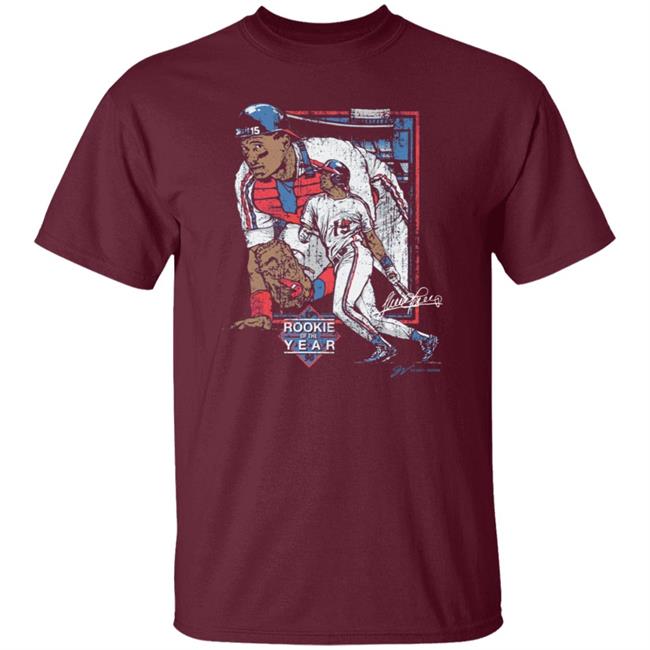 Sandy Alomar Jr. ROY Signature T Shirt Rookie Of The Year! Sandy Alomar Jr. ROY Signature T Shirt Rookie Of The Year!