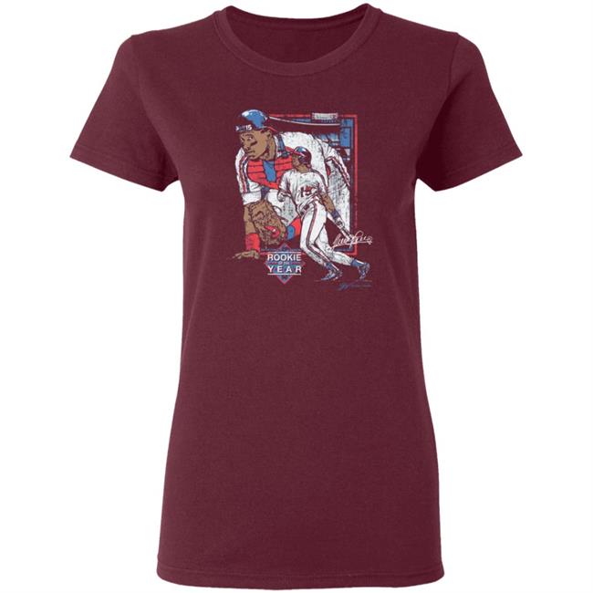 Sandy Alomar Jr. ROY Signature T Shirt Rookie Of The Year! Sandy Alomar Jr. ROY Signature T Shirt Rookie Of The Year!