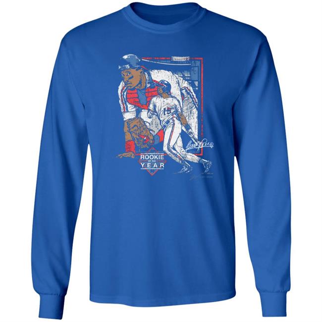 Sandy Alomar Jr. ROY Signature T Shirt Rookie Of The Year! Sandy Alomar Jr. ROY Signature T Shirt Rookie Of The Year!