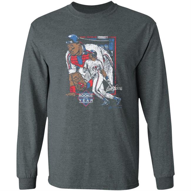 Sandy Alomar Jr. ROY Signature T Shirt Rookie Of The Year! Sandy Alomar Jr. ROY Signature T Shirt Rookie Of The Year!