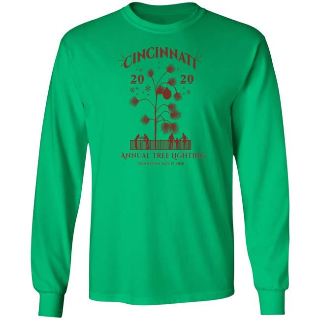 2020 Cincinnati Annual Tree Lighting T Shirt Christmas Tree Now On Limited Edition Tee From Cincy Shirts 2020 Cincinnati Annual Tree Lighting T Shirt Christmas Tree Now On Limited Edition Tee From Cincy Shirts