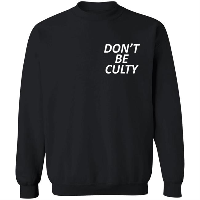 Leah Remini's Don't Be Culty T Shirt Leah Remini's Don't Be Culty T Shirt