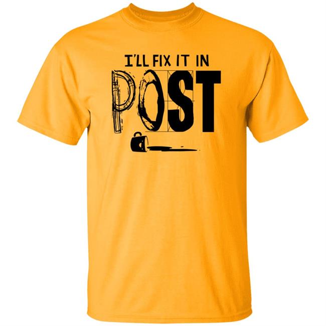 Drawfee Merchandise Fix It In Post Shirt