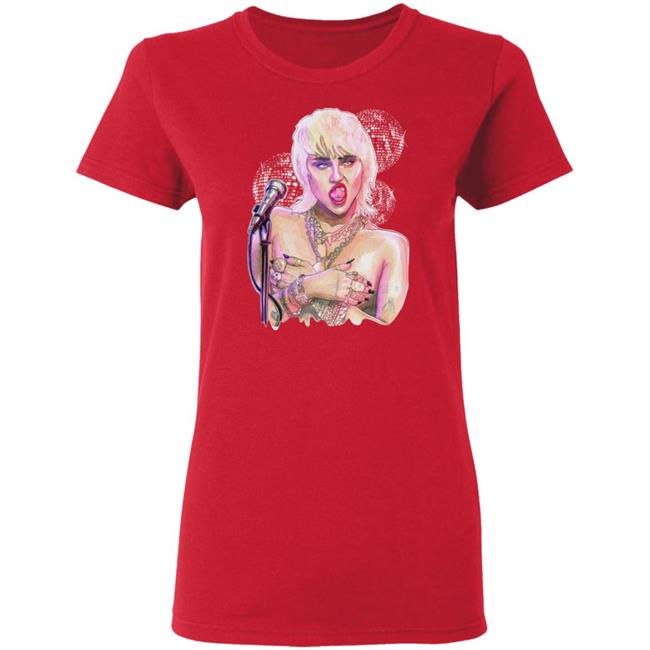 Miley Ray Cyrus Merch Midnight Sky Dico Tee Miley Ray Cyrus Merch Midnight Sky Dico Tee