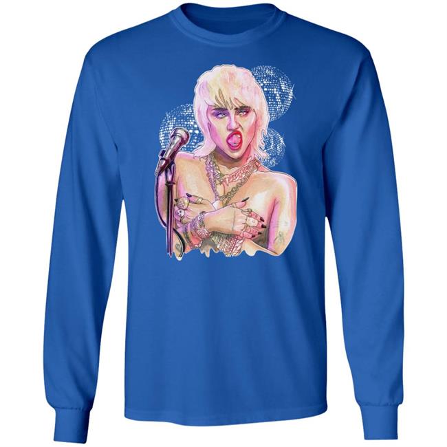Miley Ray Cyrus Merch Midnight Sky Dico Tee Miley Ray Cyrus Merch Midnight Sky Dico Tee