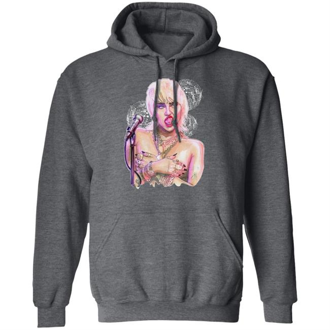Miley Ray Cyrus Merch Midnight Sky Dico Tee Miley Ray Cyrus Merch Midnight Sky Dico Tee