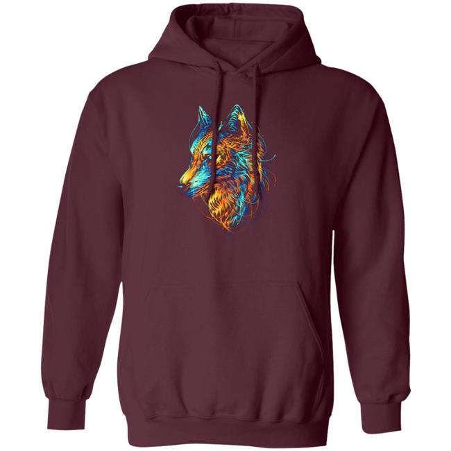 Colourful Wolf T Shirt Colourful Wolf T Shirt