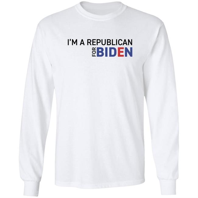 I'm A Republican For Biden T Shirt I'm A Republican For Biden T Shirt