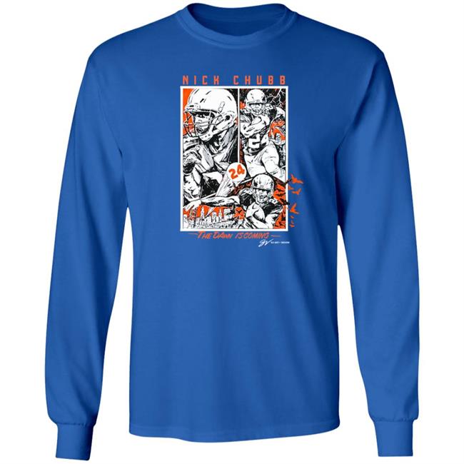 Nick Chubb "The Dawn Is Coming" T Shirt GV Art + Apparel Nick Chubb "The Dawn Is Coming" T Shirt GV Art + Apparel
