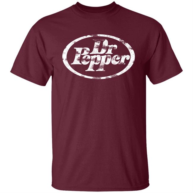 Dr Pepper T Shirt Distressed Dr Pepper Logo Shirt
