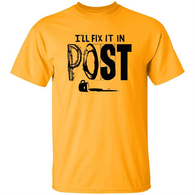 Drawfee Merch Fix It In Post Shirt