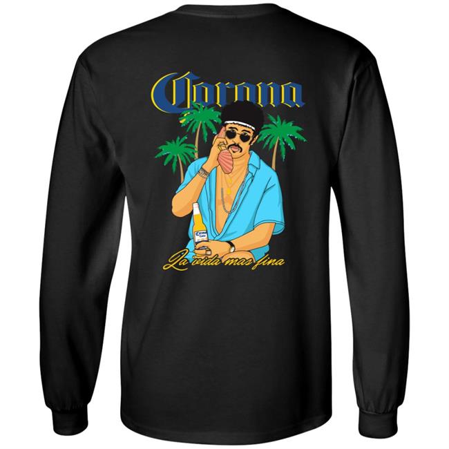 Bad Bunny X Corona Extra Shirt La Vida Mas Fina Bad Bunny X Corona Extra Shirt La Vida Mas Fina