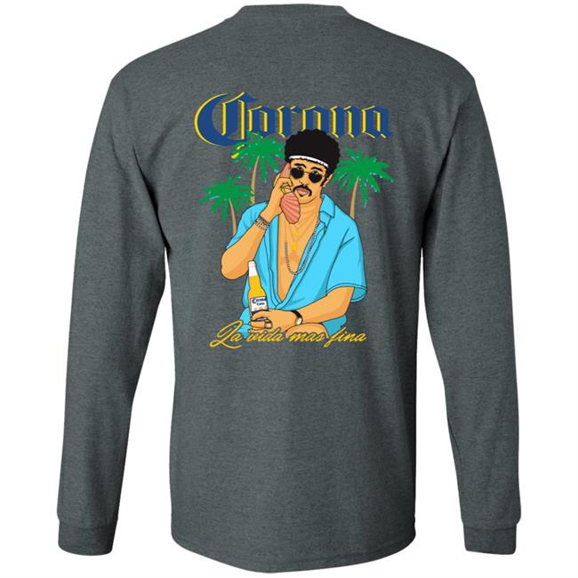 Bad Bunny X Corona Extra Shirt La Vida Mas Fina Bad Bunny X Corona Extra Shirt La Vida Mas Fina