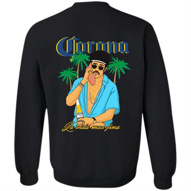 Bad Bunny X Corona Extra Shirt La Vida Mas Fina Bad Bunny X Corona Extra Shirt La Vida Mas Fina