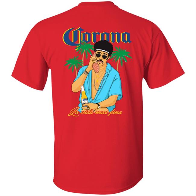 Bad Bunny X Corona Extra Shirt La Vida Mas Fina Bad Bunny X Corona Extra Shirt La Vida Mas Fina