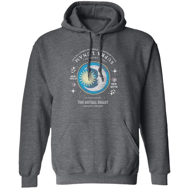 Private: Faded Tee With Moon Illustration The Astral Chart Celestial Universe Private: Faded Tee With Moon Illustration The Astral Chart Celestial Universe