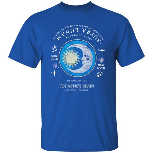 Private: Faded Tee With Moon Illustration The Astral Chart Celestial Universe Private: Faded Tee With Moon Illustration The Astral Chart Celestial Universe