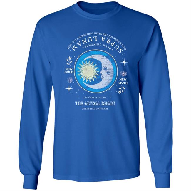 Private: Faded Tee With Moon Illustration The Astral Chart Celestial Universe Private: Faded Tee With Moon Illustration The Astral Chart Celestial Universe