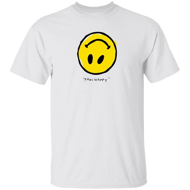 Paramore Merch Paramore Fake Happy T Shirt