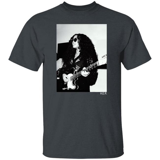 H.E.R. Merch Girls With Guitars Black Long Sleeve Tee H.E.R. Merch Girls With Guitars Black Long Sleeve Tee