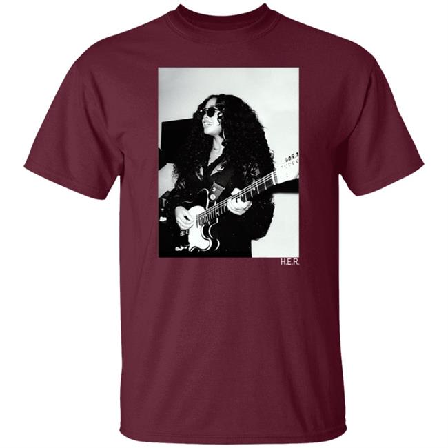 H.E.R. Merch Girls With Guitars Black Long Sleeve Tee H.E.R. Merch Girls With Guitars Black Long Sleeve Tee