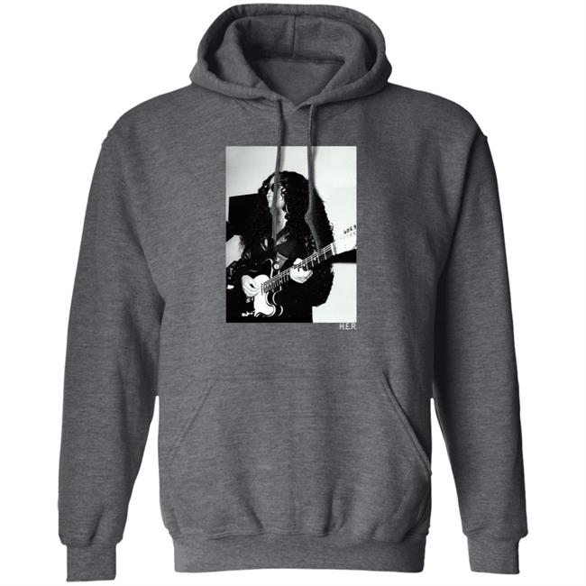 H.E.R. Merch Girls With Guitars Black Long Sleeve Tee H.E.R. Merch Girls With Guitars Black Long Sleeve Tee