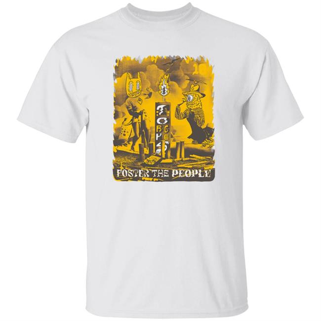 Foster The People Merch Torches 10 Year Anniversary T Shirt