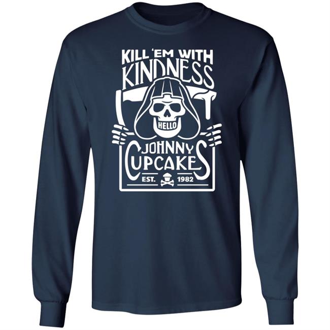 Shop Johnny Cupcakes Merchandise Store Kill 'Em With Kindness Shirt Shop Johnny Cupcakes Merchandise Store Kill 'Em With Kindness Shirt