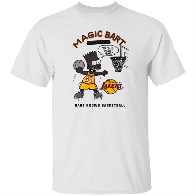 Magic Bart Bootleg Magic Johnson X Bart Simpson T Shirt The Simpsons Magic Shirt Magic Bart Bootleg Magic Johnson X Bart Simpson T Shirt The Simpsons Magic Shirt