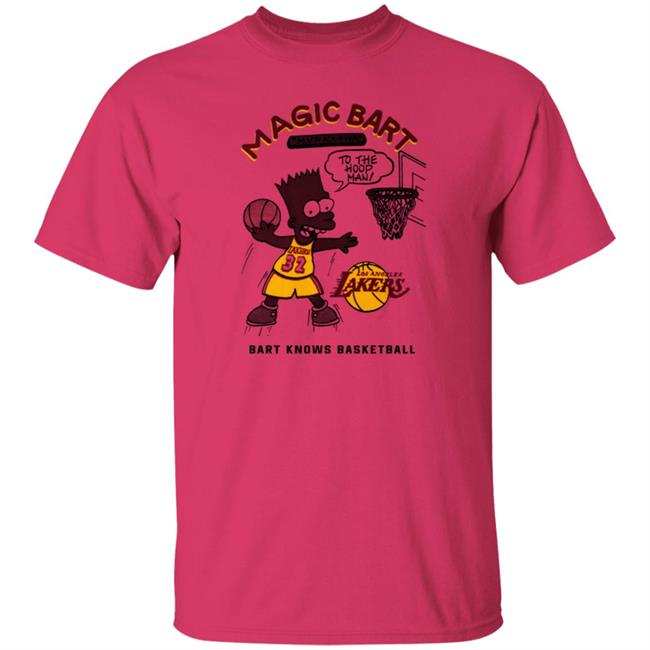 Magic Bart Bootleg Magic Johnson X Bart Simpson T Shirt The Simpsons Magic Shirt Magic Bart Bootleg Magic Johnson X Bart Simpson T Shirt The Simpsons Magic Shirt