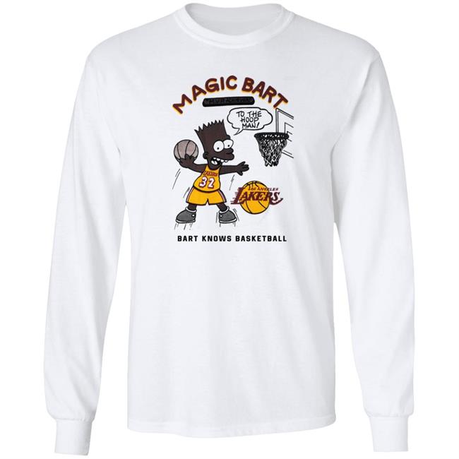 Magic Bart Bootleg Magic Johnson X Bart Simpson T Shirt The Simpsons Magic Shirt Magic Bart Bootleg Magic Johnson X Bart Simpson T Shirt The Simpsons Magic Shirt