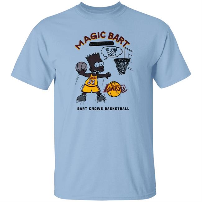 Magic Bart Bootleg Magic Johnson X Bart Simpson T Shirt The Simpsons Magic Shirt Magic Bart Bootleg Magic Johnson X Bart Simpson T Shirt The Simpsons Magic Shirt
