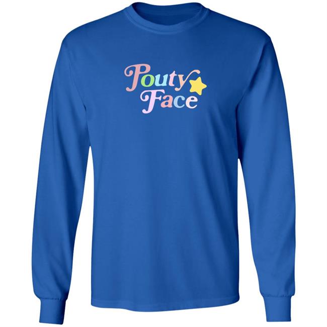 Addison Rae MerchAddison Rae Youth Pouty Face Blue Crewneck Sweatshirt Addison Rae MerchAddison Rae Youth Pouty Face Blue Crewneck Sweatshirt