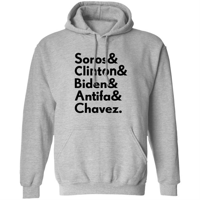 Soros Clinton Biden Antifa Chavez T Shirt Soros Clinton Biden Antifa Chavez T Shirt