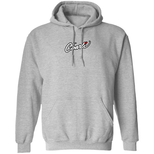 Fake Charli Merch Charli Script Hoodie White Fake Charli Merch Charli Script Hoodie White