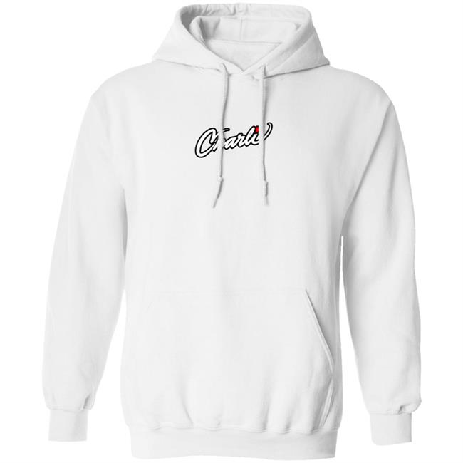 Fake Charli Merch Charli Script Hoodie White Fake Charli Merch Charli Script Hoodie White