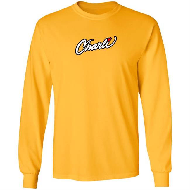 Fake Charli Merch Charli Script Hoodie White Fake Charli Merch Charli Script Hoodie White