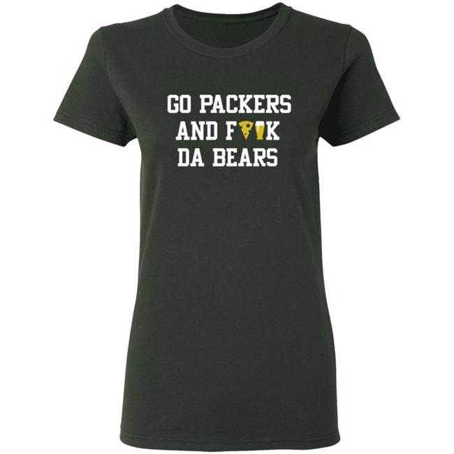 Manitowoc Minute Merch Go Packers and Fuck Da Bears Tee Manitowoc Minute Merch Go Packers and Fuck Da Bears Tee