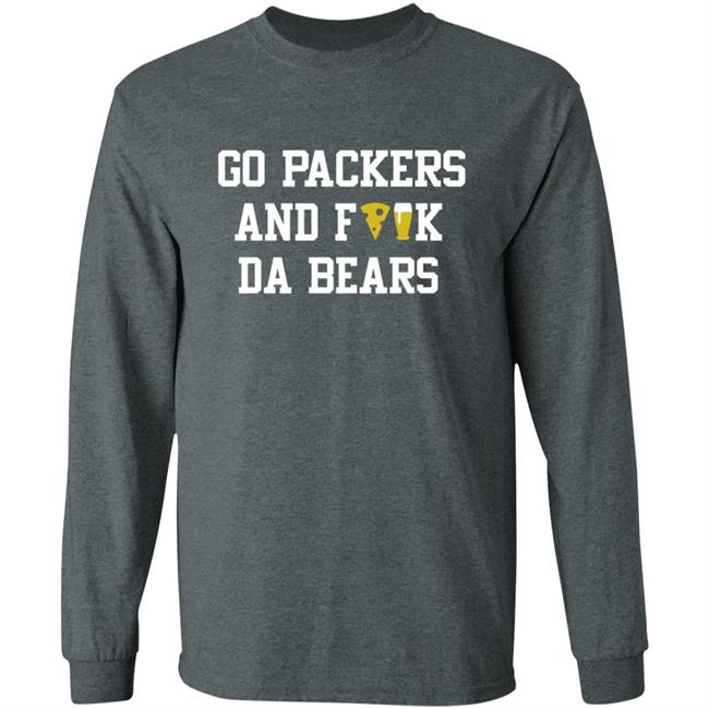 Manitowoc Minute Merch Go Packers and Fuck Da Bears Tee Manitowoc Minute Merch Go Packers and Fuck Da Bears Tee