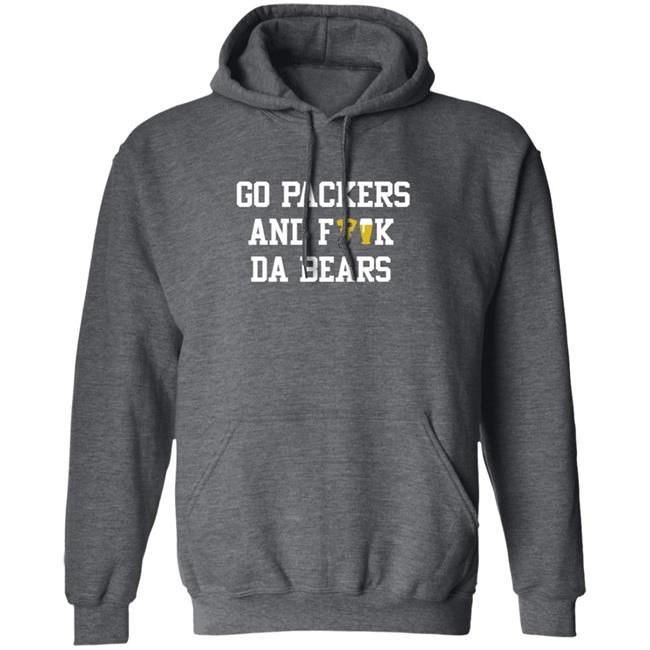 Manitowoc Minute Merch Go Packers and Fuck Da Bears Tee Manitowoc Minute Merch Go Packers and Fuck Da Bears Tee