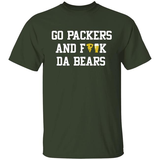 Manitowoc Minute Merch Go Packers and Fuck Da Bears Tee
