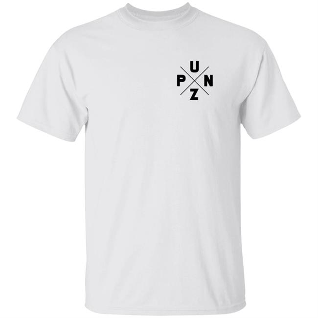 Punz Merch Black Text Logo Tee Shirt