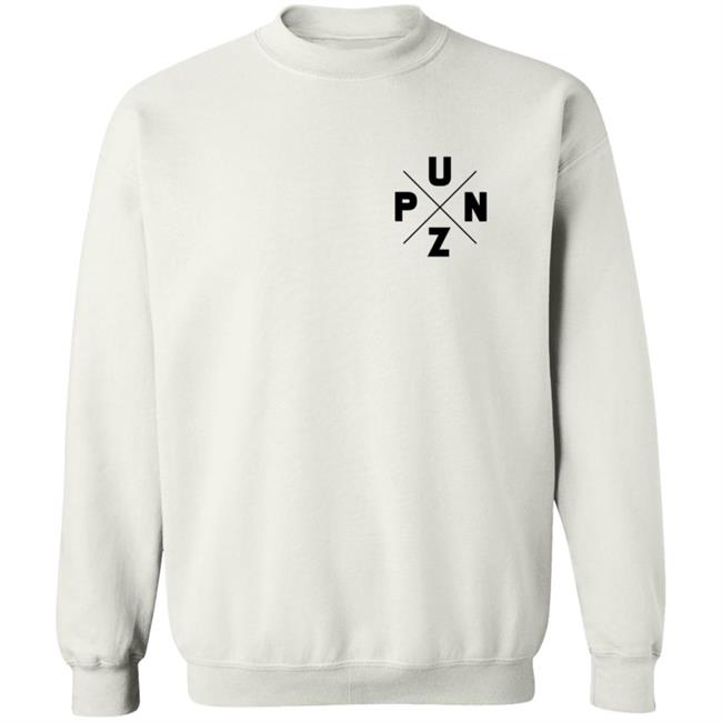Punz Merch Black Text Logo Tee Shirt Punz Merch Black Text Logo Tee Shirt