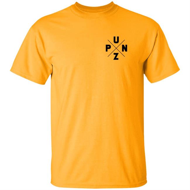 Punz Merch Black Text Logo Tee Shirt Punz Merch Black Text Logo Tee Shirt