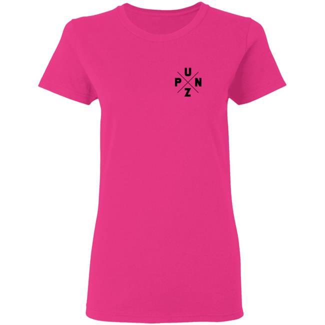 Punz Merch Black Text Logo Tee Shirt Punz Merch Black Text Logo Tee Shirt