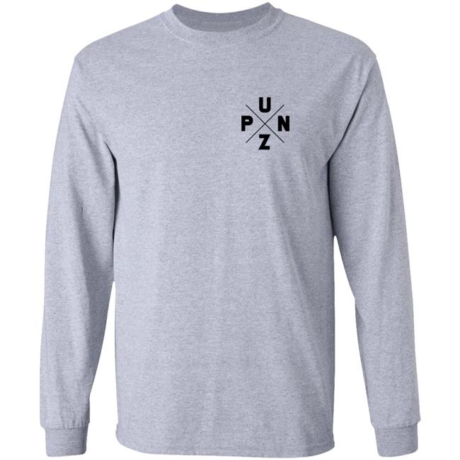 Punz Merch Black Text Logo Tee Shirt Punz Merch Black Text Logo Tee Shirt