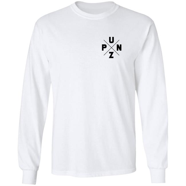 Punz Merch Black Text Logo Tee Shirt Punz Merch Black Text Logo Tee Shirt